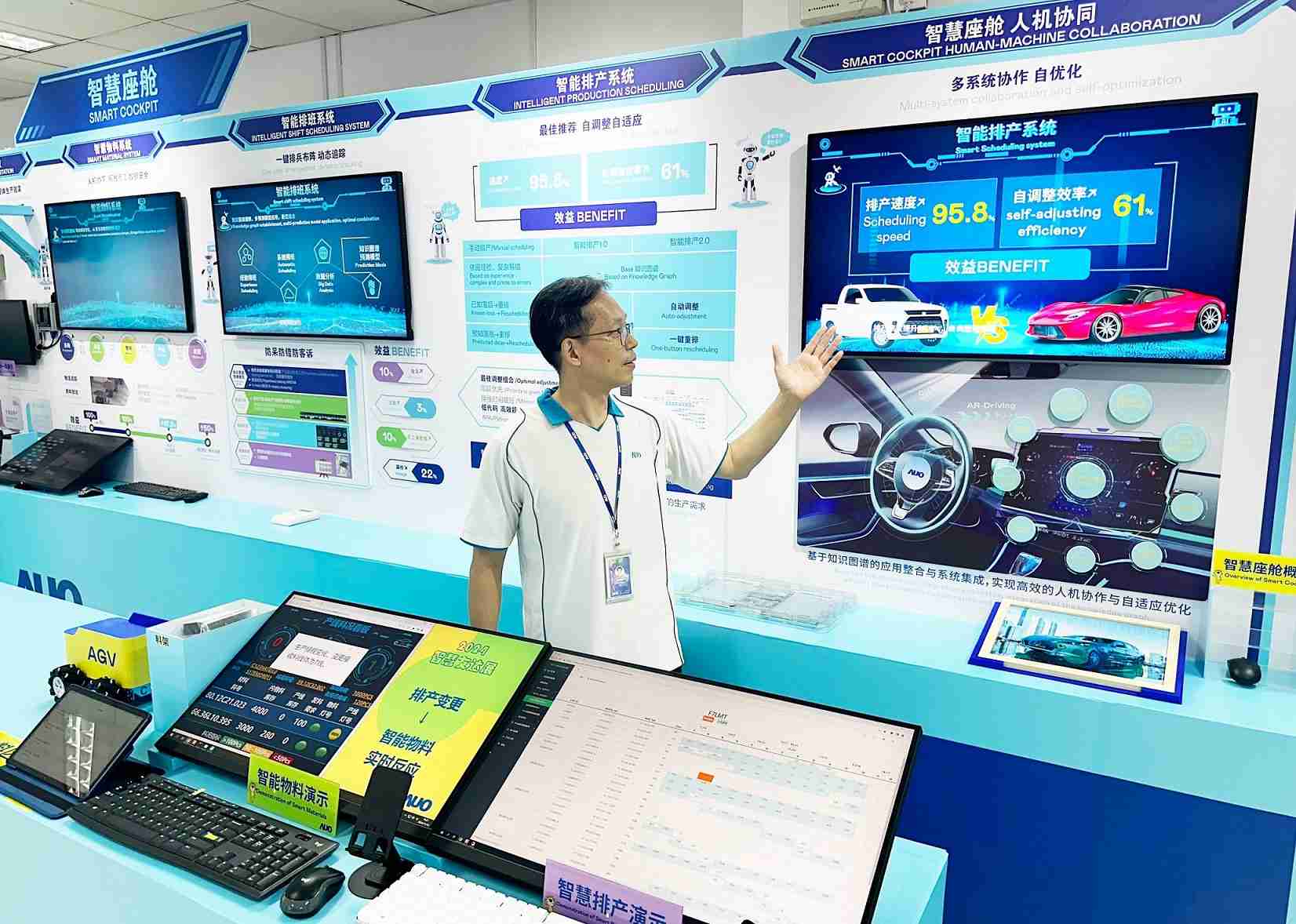 人生就是博厦门将5G+ABC技术串联生产管理全流程，，，打通研发、、采购、、、、生管、、、制程、、设备、、质量等产品全生命周期制造流程，，完成数字化设计、、智慧供应链、、、智能座舱、、全流程设备管理、、、、数据驱动优化、、、智慧在线检测、、、智慧品管等自适应生产模式升级